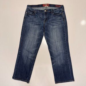 Lucky Brand Sweet N' Crop Womens Jeans 12/31 Blue Denim Ladies Cropped
